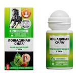 Гель для тела, Лошадиная сила 90 мл тонизирующий с конским каштаном и экстрактом пиявки ролик