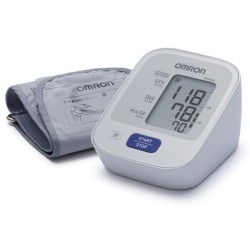 Тонометр автоматический Omron М2 Бейсик на плечо новый (усовершенствованный) со стандартной манжетой CM 22-32 см с адаптером M2 Basic