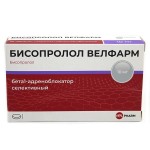 Бисопролол Велфарм, табл. п/о пленочной 10 мг №90