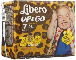 Подгузники-трусики 24 шт. Libero ап энд гоу экстра лардж плюс 16-26 кг р. xl плюс