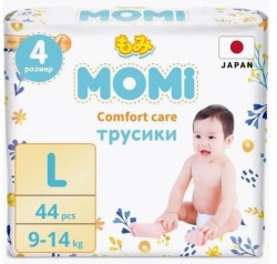 Подгузники-трусики 44 шт. Momi Комфорт кэа 9-14 кг р. L
